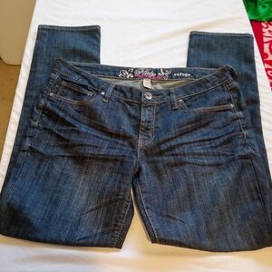 Refuge Women's Everyday Skinny Denim jeans black wash 14R